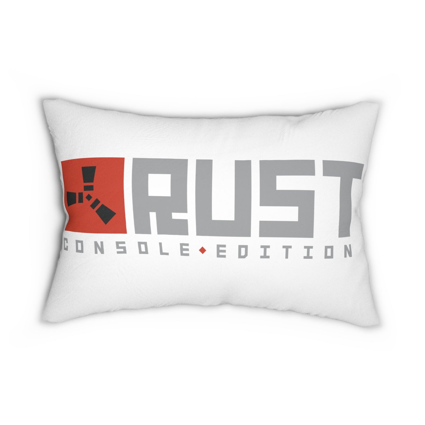Rust Console Edition Lumbar Pillow - Gaming Decor for Fans