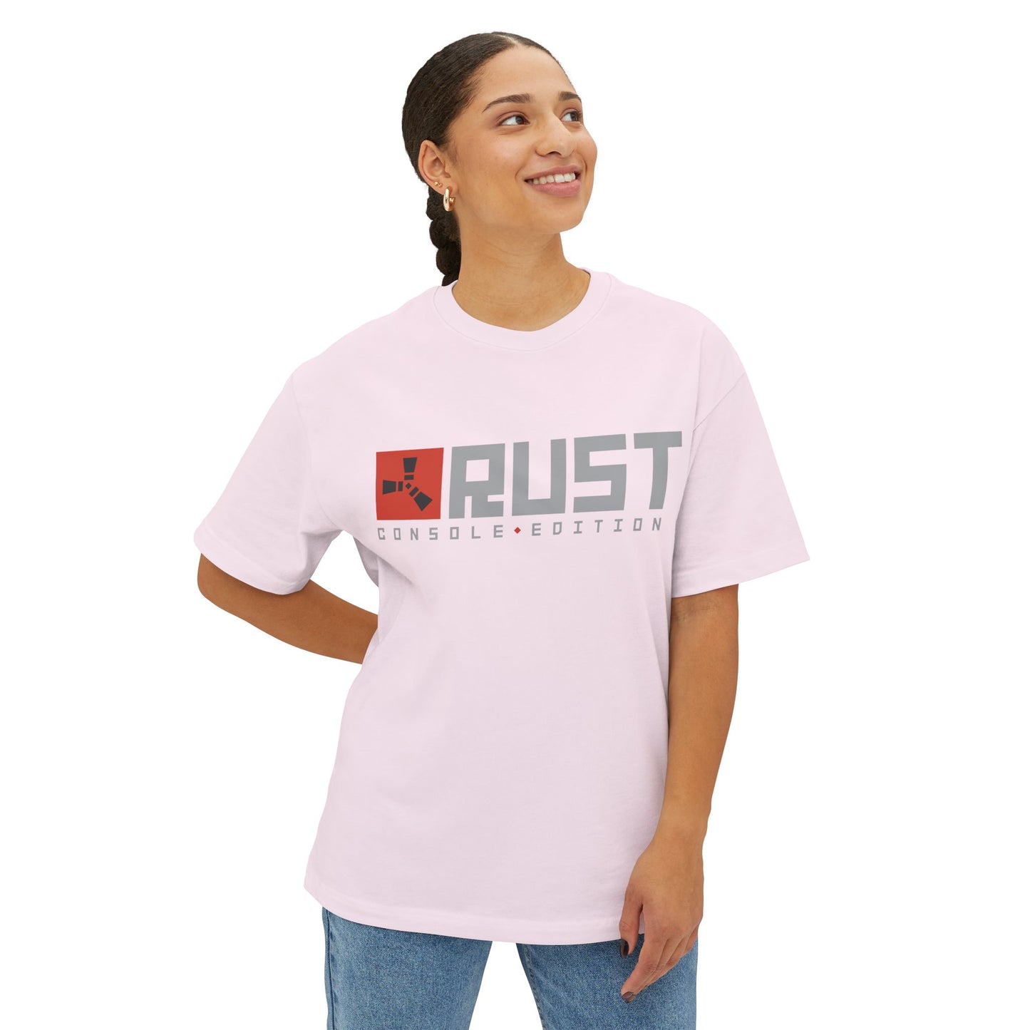 Unisex Oversized Boxy Tee - Rust Console Edition Graphic Tee for Gamers