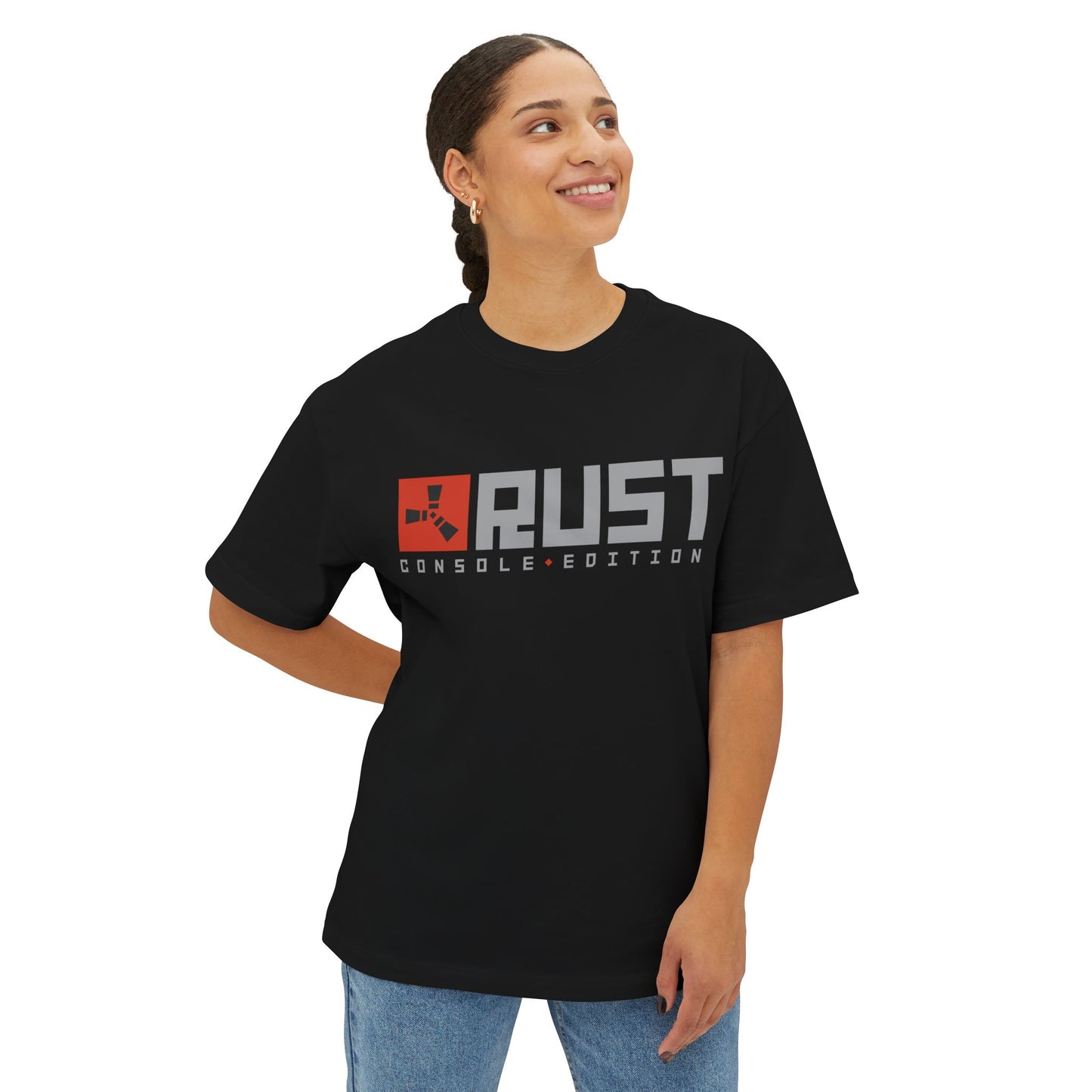 Unisex Oversized Boxy Tee - Rust Console Edition Graphic Tee for Gamers