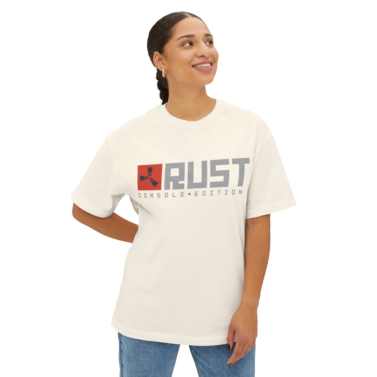 Unisex Oversized Boxy Tee - Rust Console Edition Graphic Tee for Gamers