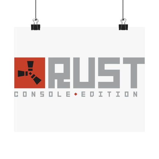 Rust Console Edition Matte Horizontal Posters - Gamer Wall Art